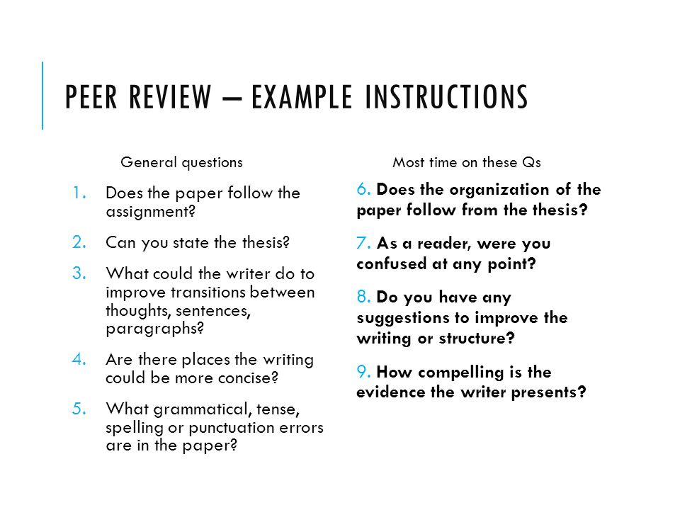 A new approach to peer review